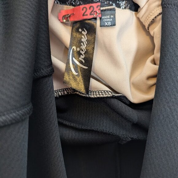 Women's Trixxi Skirt/Dress Size XS Lace Top Unique - Picture 3 of 4